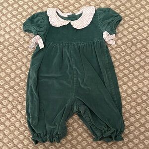 James & Lottie Christmas Corduroy Romper